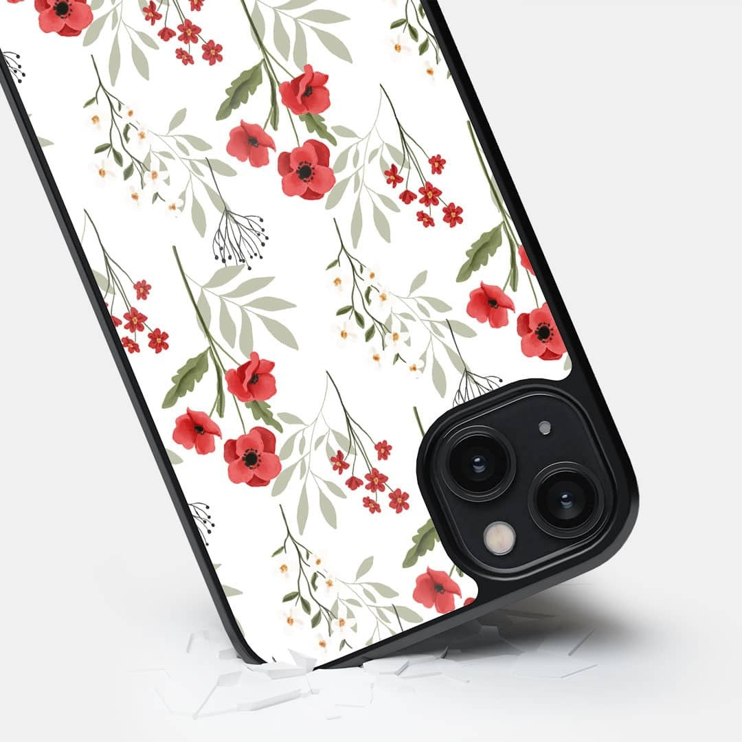 Sk Crimson Glory Glass iPhone Case for iPhone 14 Plus | Macmerise