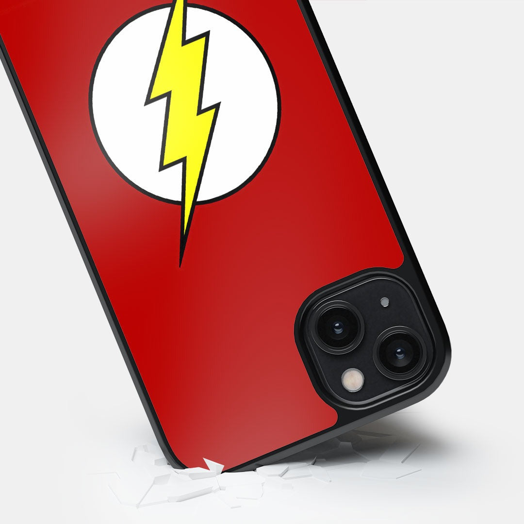 Logo Flash Glass iPhone Case for iPhone 14 Plus | Macmerise