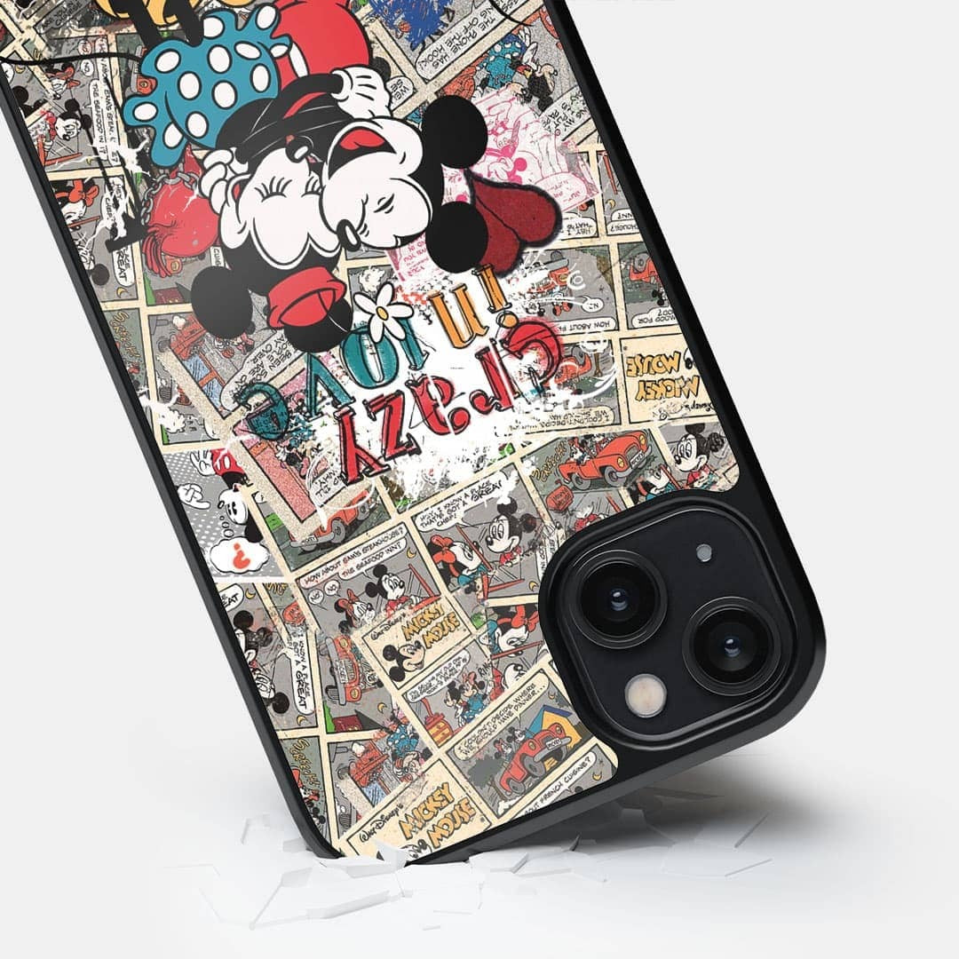 Crazy in Love Glass iPhone Case for iPhone 14 Plus | Macmerise