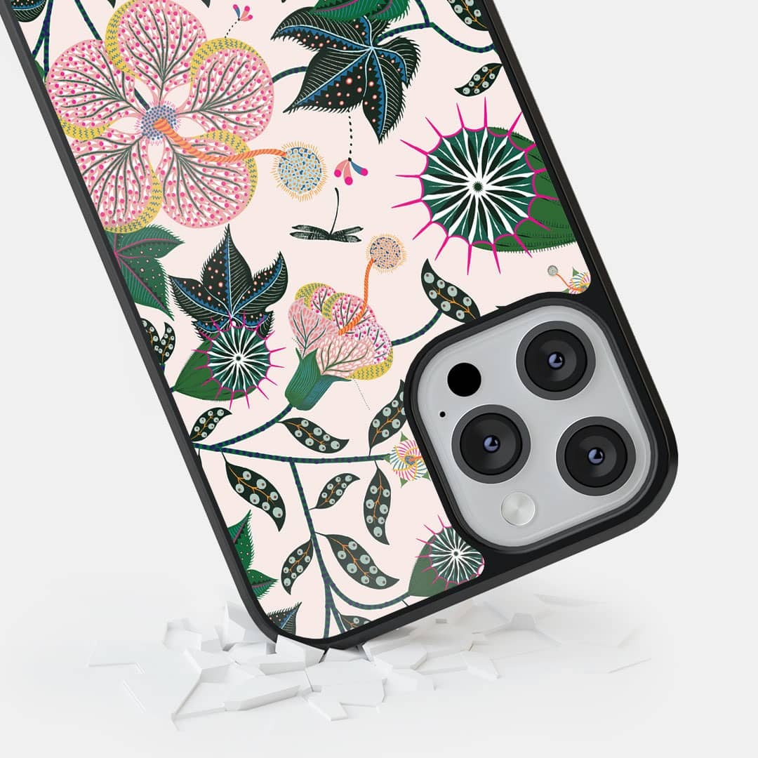 Payal Singhal Abutilon White Glass iPhone Case for iPhone 13 Pro Max | Macmerise