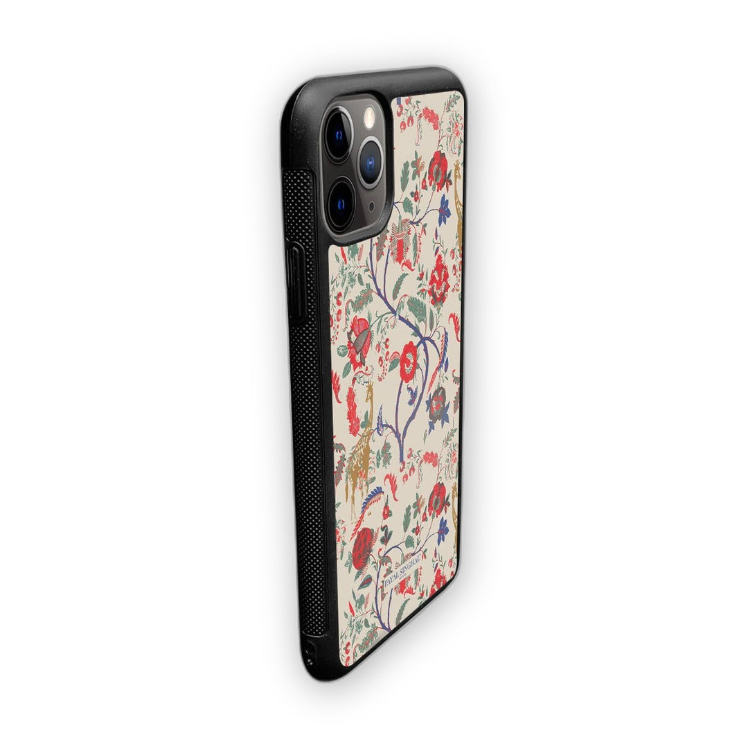 Payal Singhal Giraffe Print Glass iPhone Case for iPhone 11 Pro Max | Macmerise