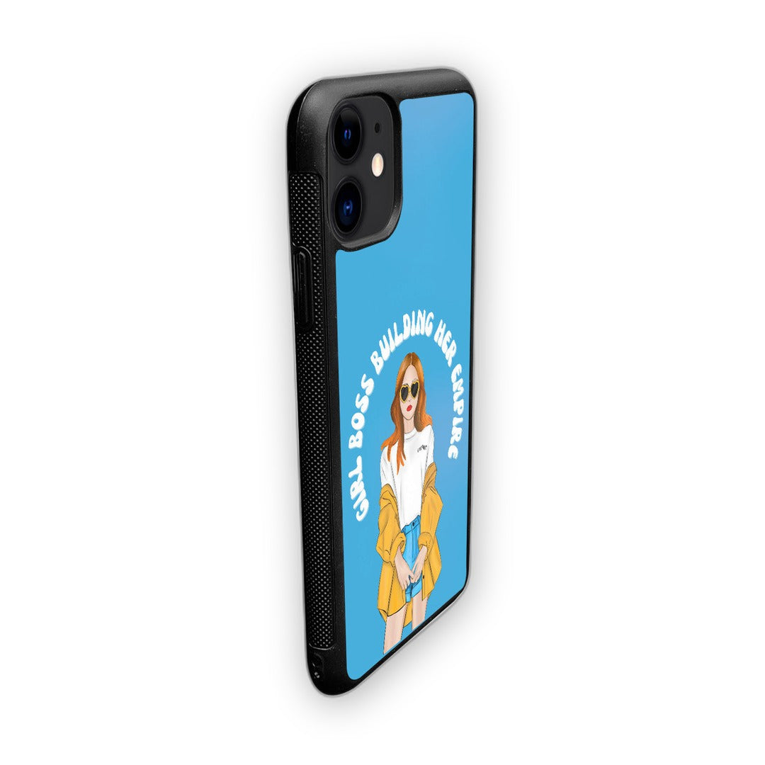 Girl Boss Building Empire Glass iPhone Case for iPhone 11 | Macmerise