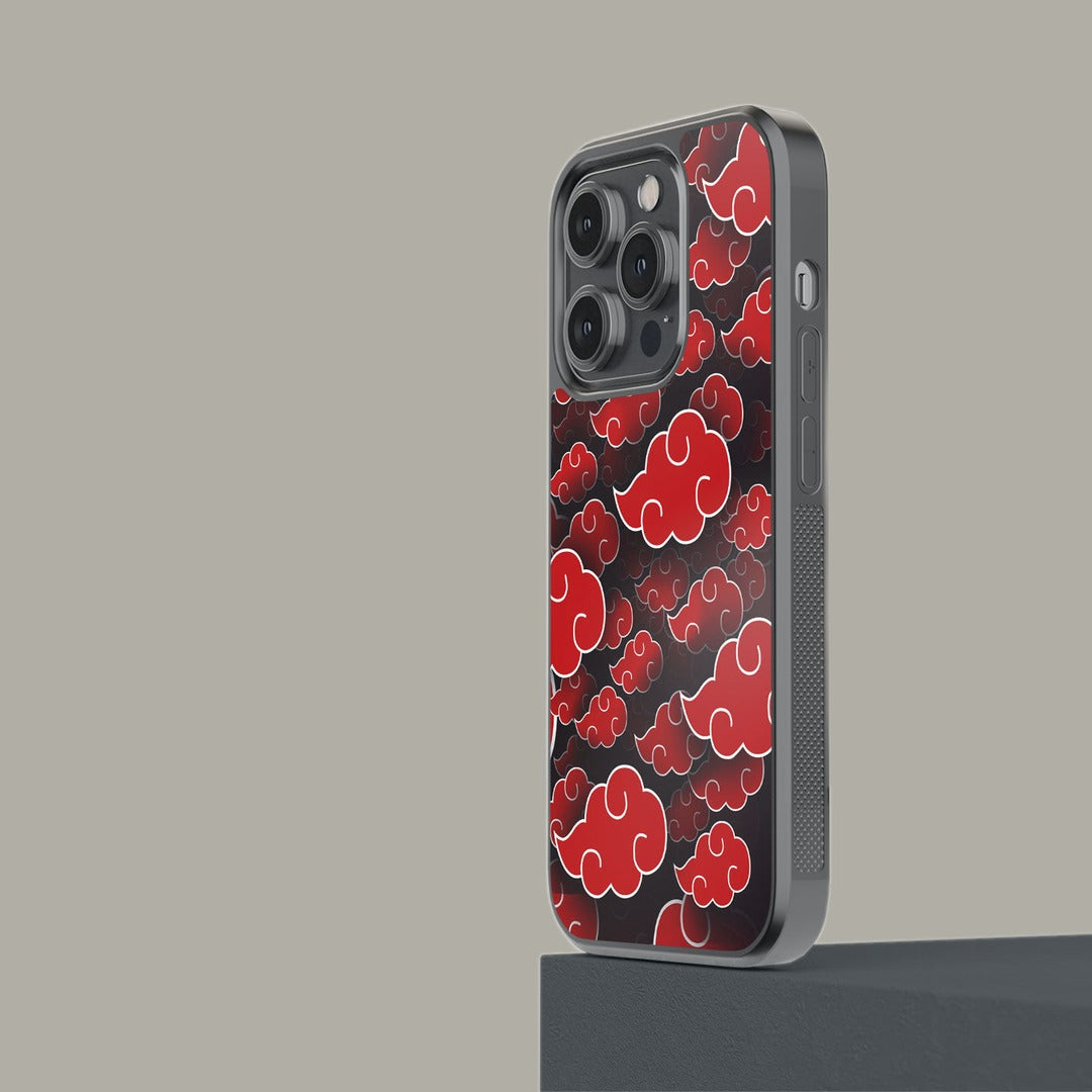 Akatsuki Clouds Glass iPhone Case for iPhone 14 Pro | Macmerise