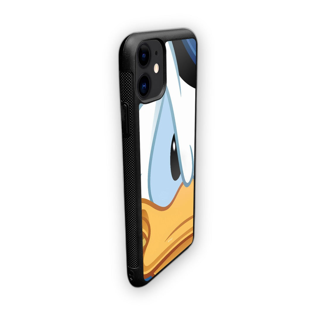 Zoom Up Donald Glass iPhone Case for iPhone 11 | Macmerise