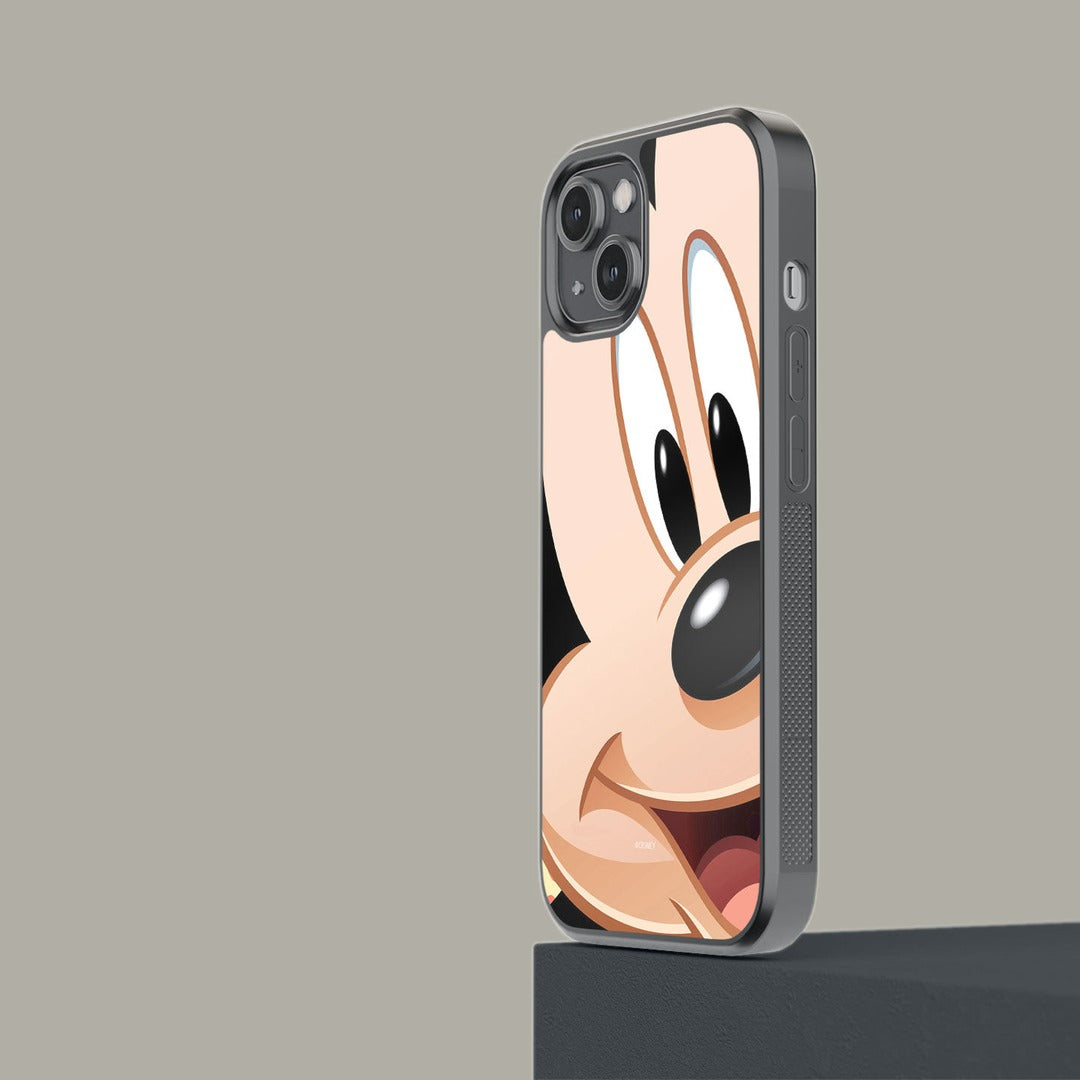 Zoom Up Mickey Glass iPhone Case for iPhone 14 | Macmerise