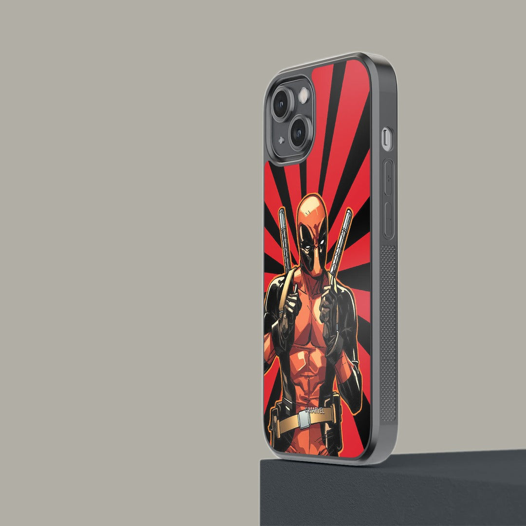 Smart Ass Deadpool Glass iPhone Case for iPhone 14 | Macmerise