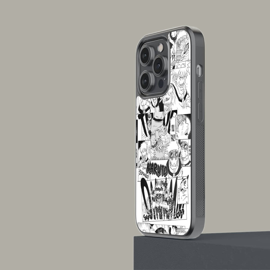 Naruto Collage Glass iPhone Case for iPhone 14 Pro | Macmerise