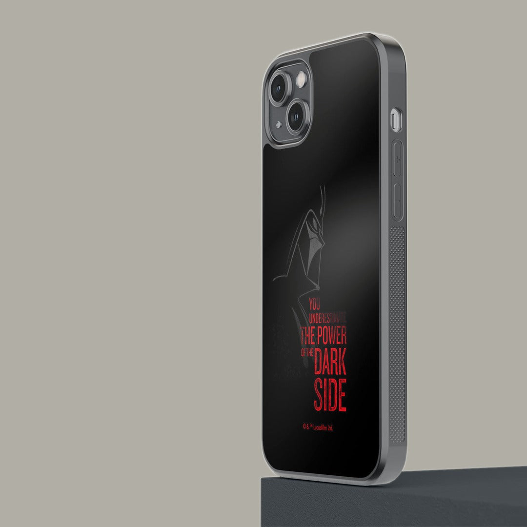 the Dark Side Glass iPhone Case for iPhone 14 Plus | Macmerise