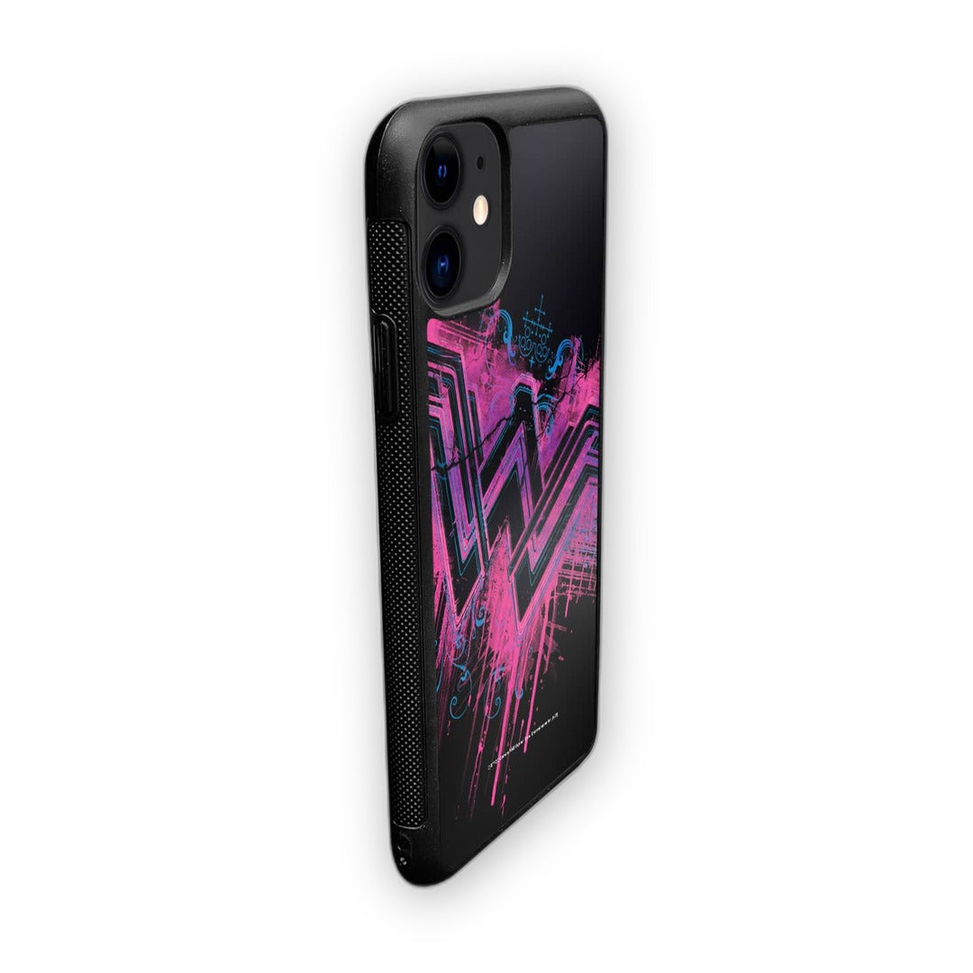 Wonder Woman Splatter Glass iPhone Case for iPhone 11 | Macmerise