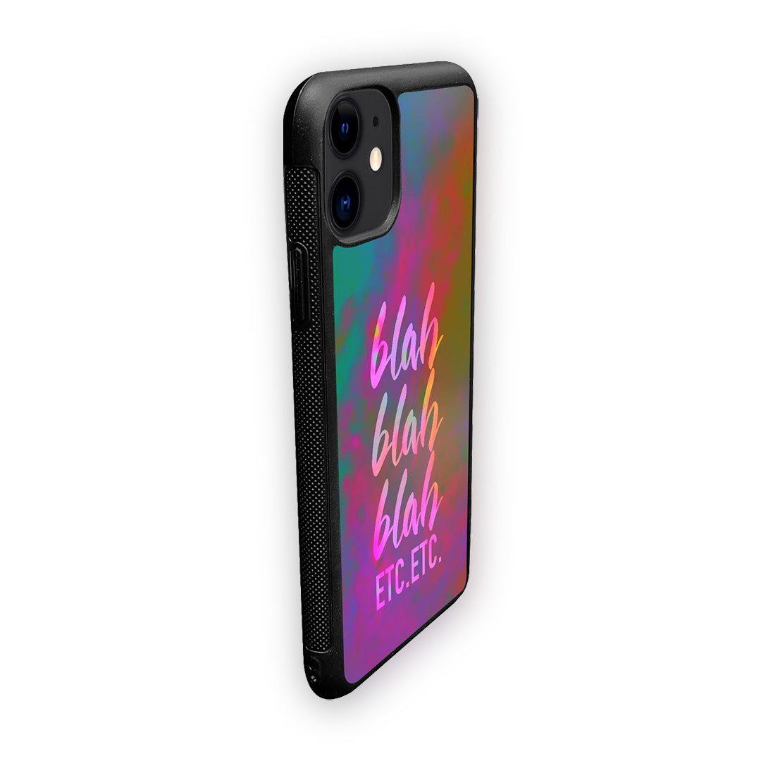 Blah Blah Glass iPhone Case for iPhone 11 | Macmerise