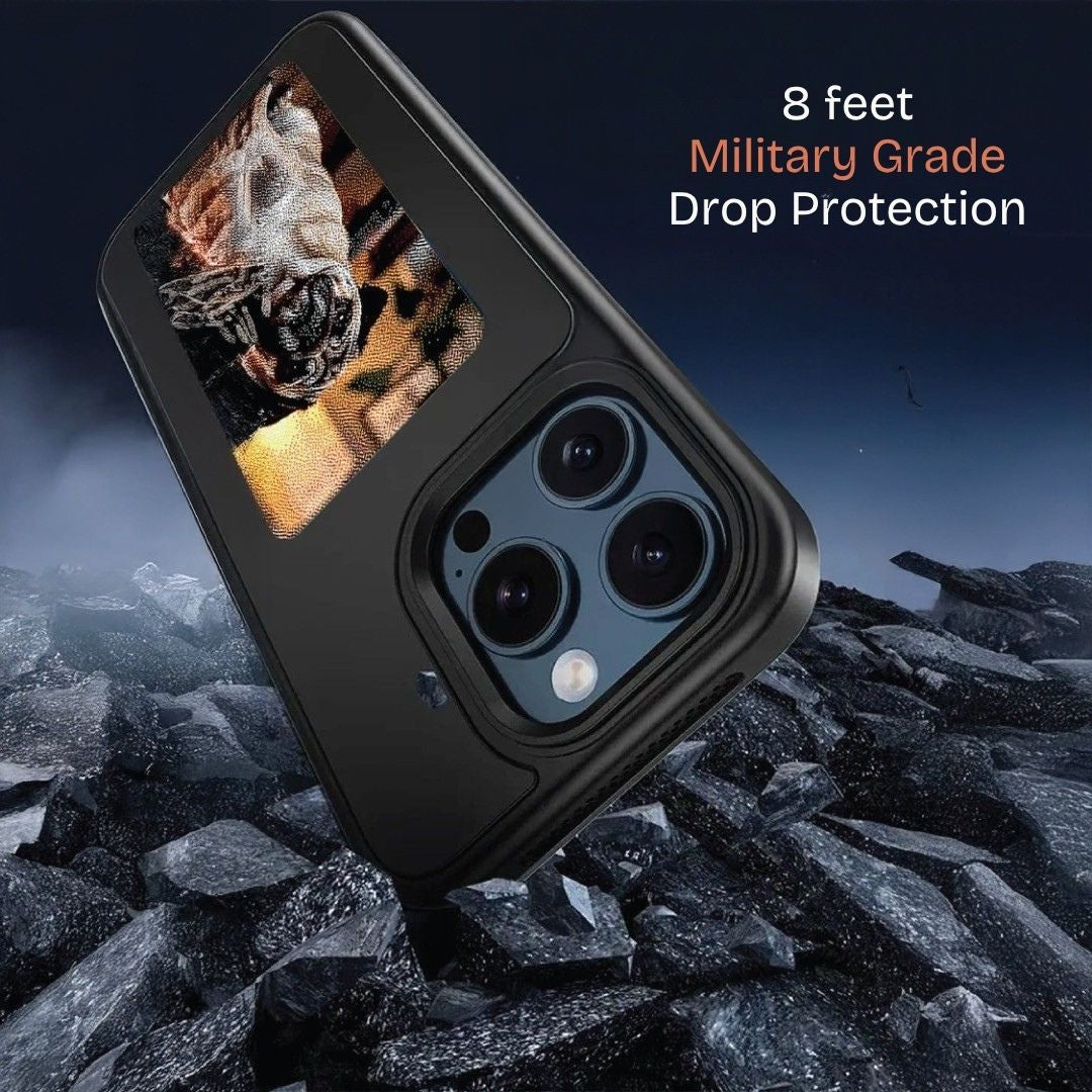 Dopamine Kickstand iPhone Case Black for iPhone 15 Pro Max | Macmerise