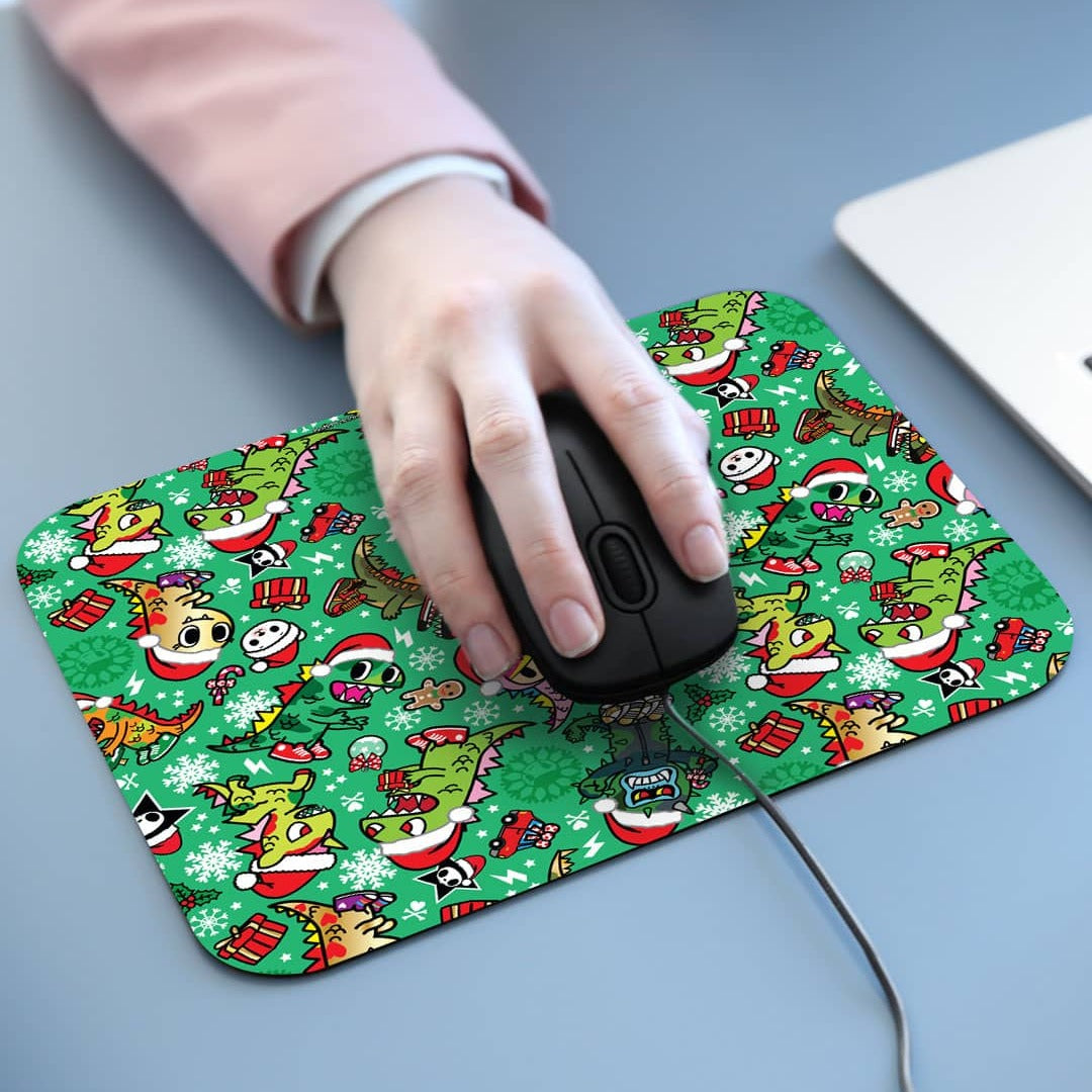 Td Snowflakes Mouse Pad | Macmerise