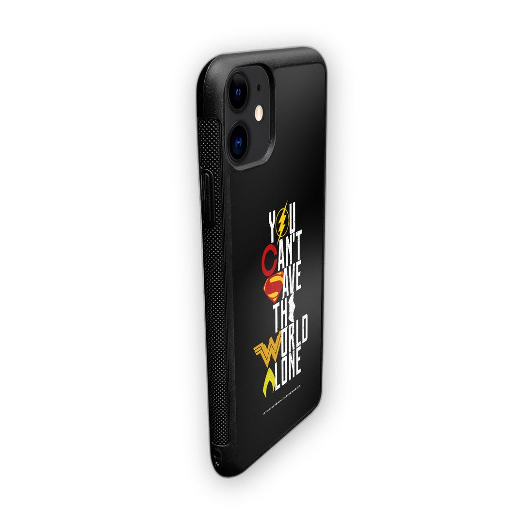 Justice League Motto Glass iPhone Case for iPhone 11 | Macmerise
