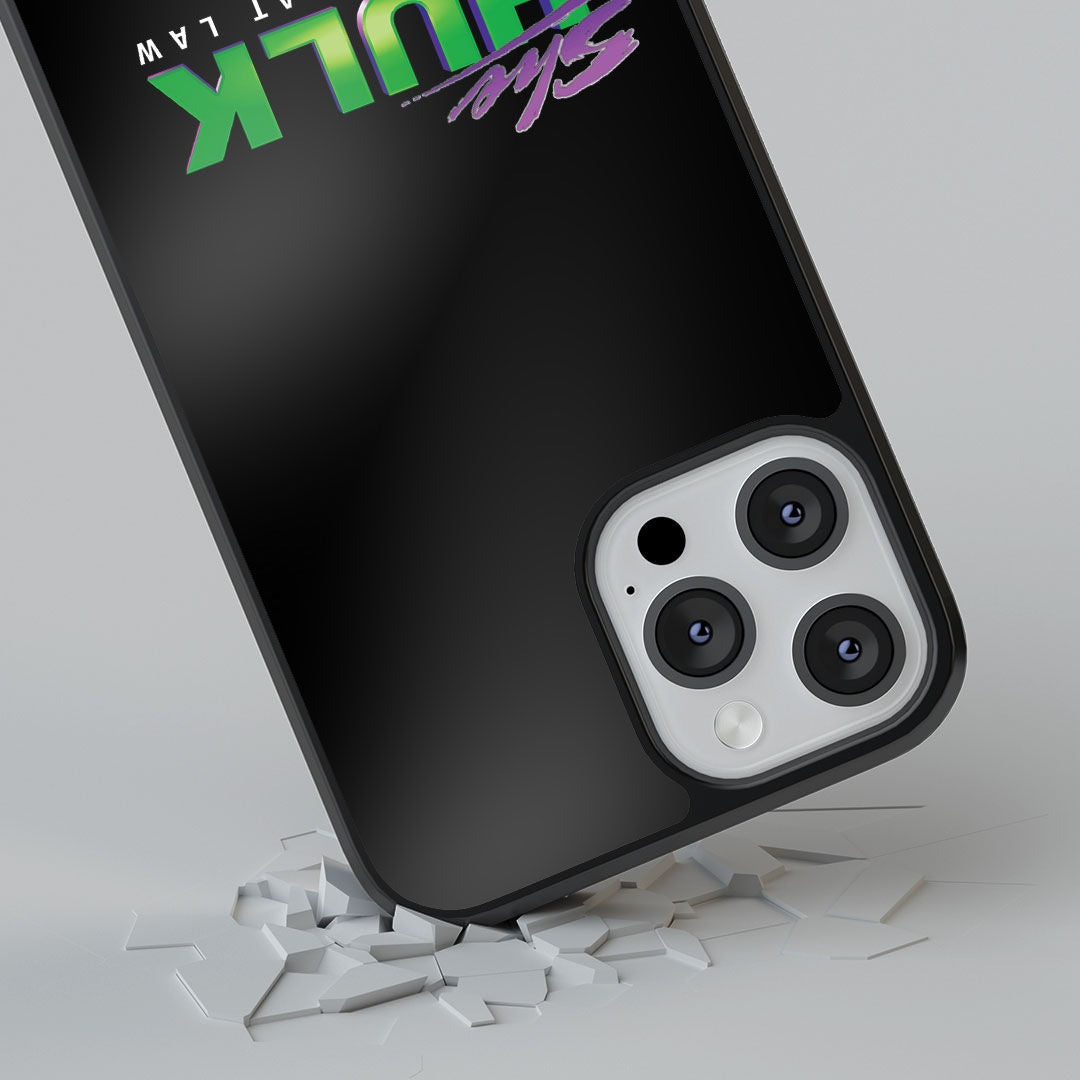 She Hulk Logo Reveal Glass iPhone Case for iPhone 13 Pro | Macmerise