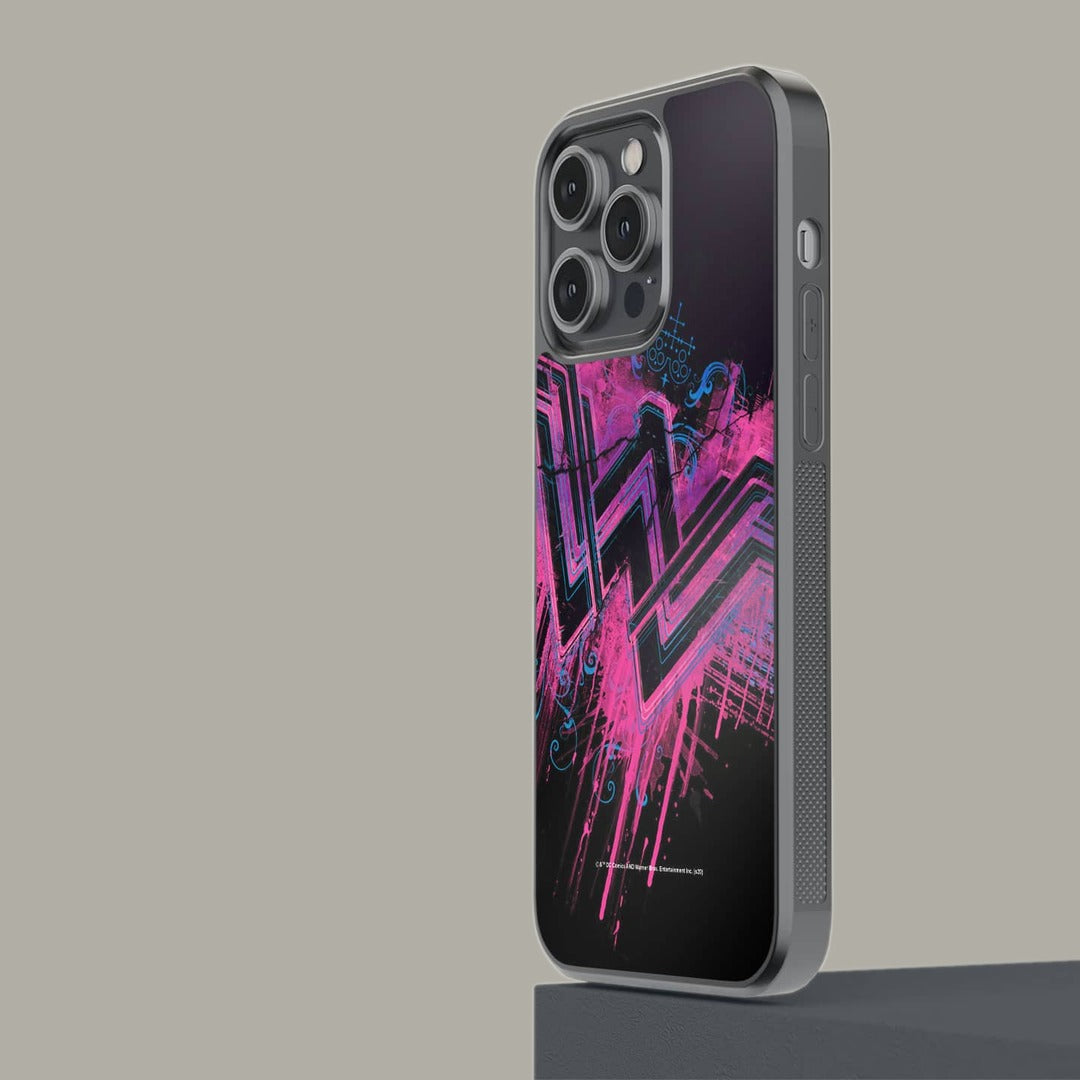 Wonder Woman Splatter Glass iPhone Case for iPhone 14 Pro Max | Macmerise