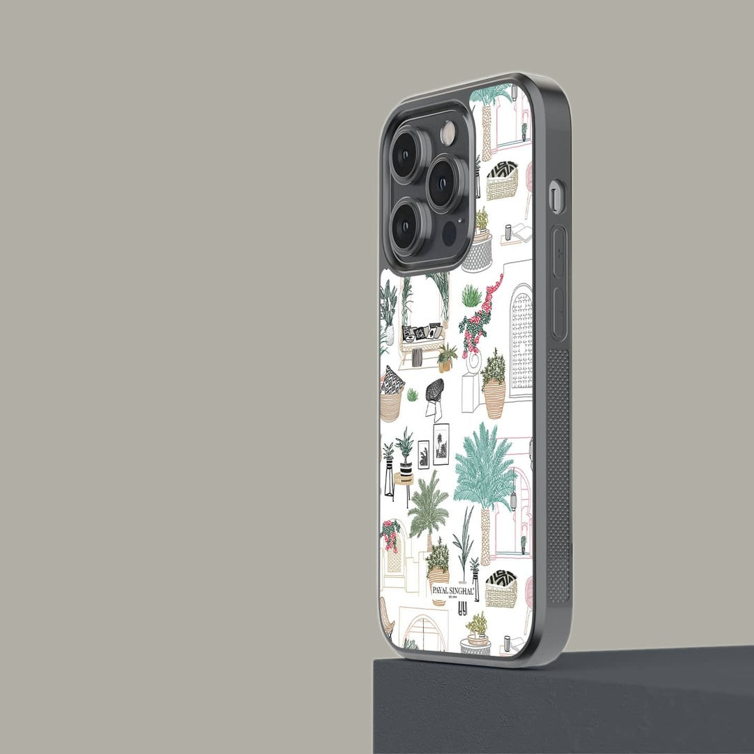 Payal Singhal Cafe Morrocco Glass iPhone Case for iPhone 14 Pro | Macmerise
