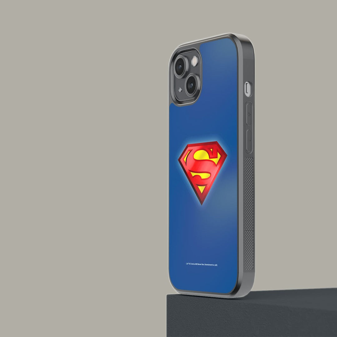 Logo Superman Glass iPhone Case for iPhone 14 | Macmerise