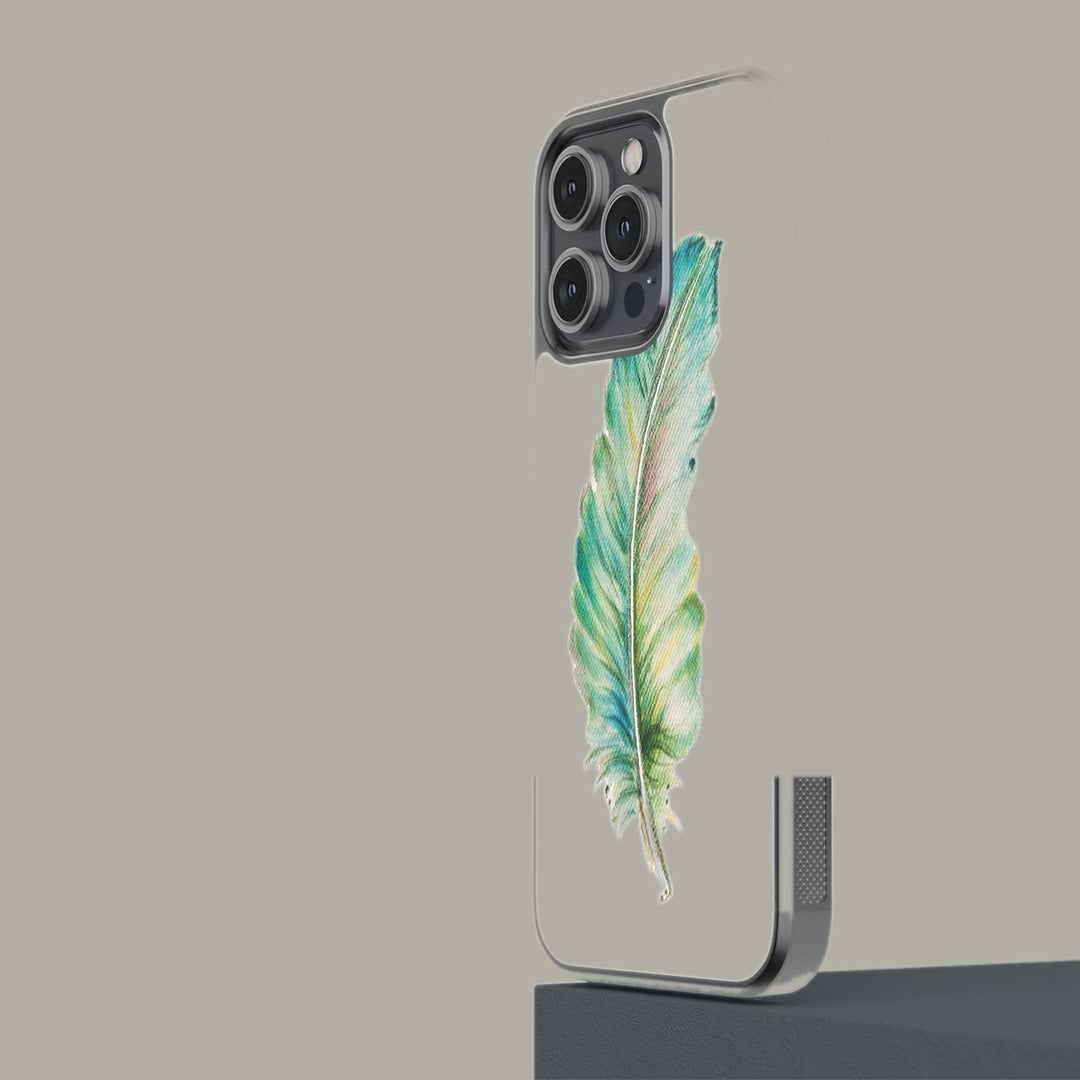 Sk Feather Art Glass iPhone Case for iPhone 14 Pro Max | Macmerise