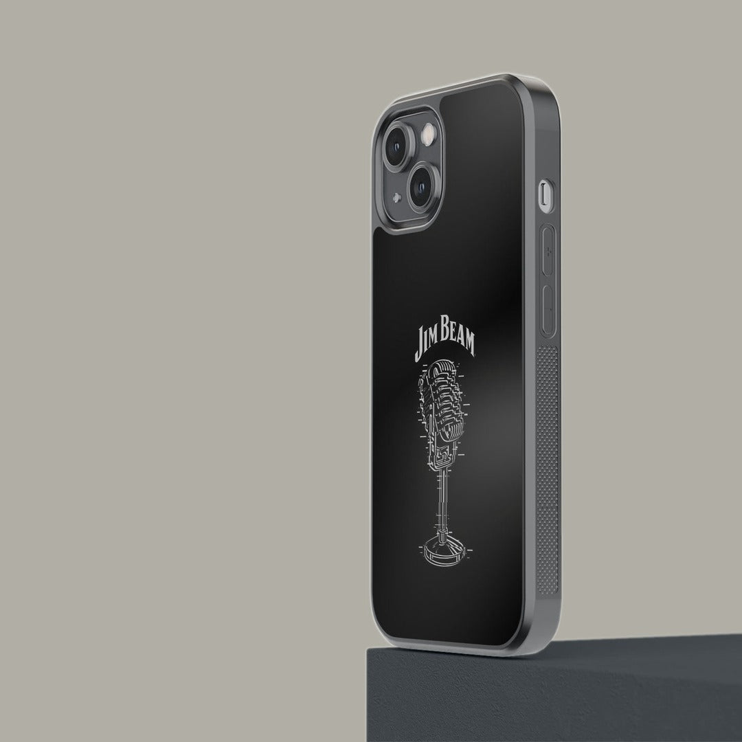 Jim Beam Retro Mic Glass iPhone Case for iPhone 14 | Macmerise