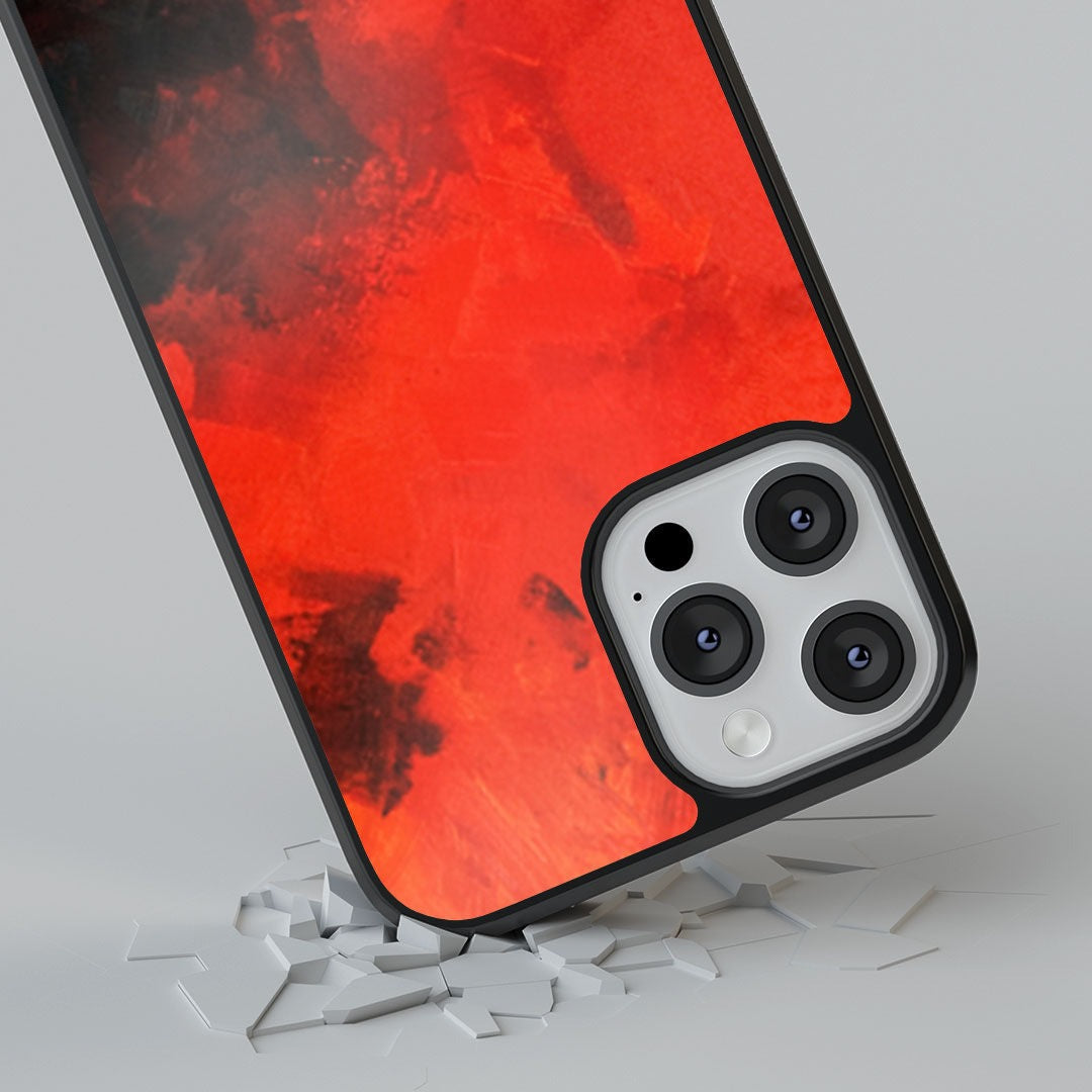 Red On Me Glass iPhone Case for iPhone 12 | Macmerise