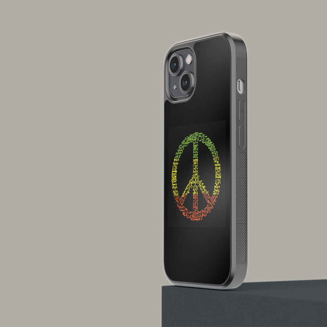 Symbol of Peace Glass iPhone Case for iPhone 14 | Macmerise