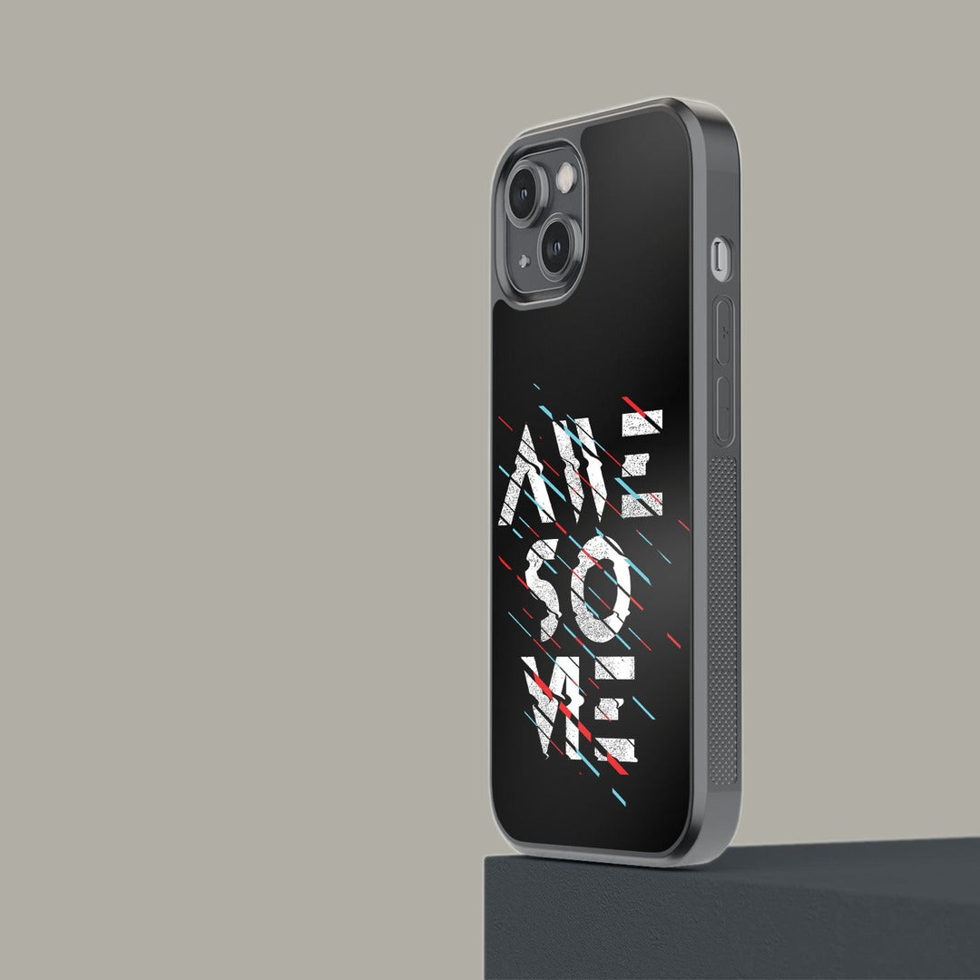 Awesome Glitch Glass iPhone Case for iPhone 14 | Macmerise