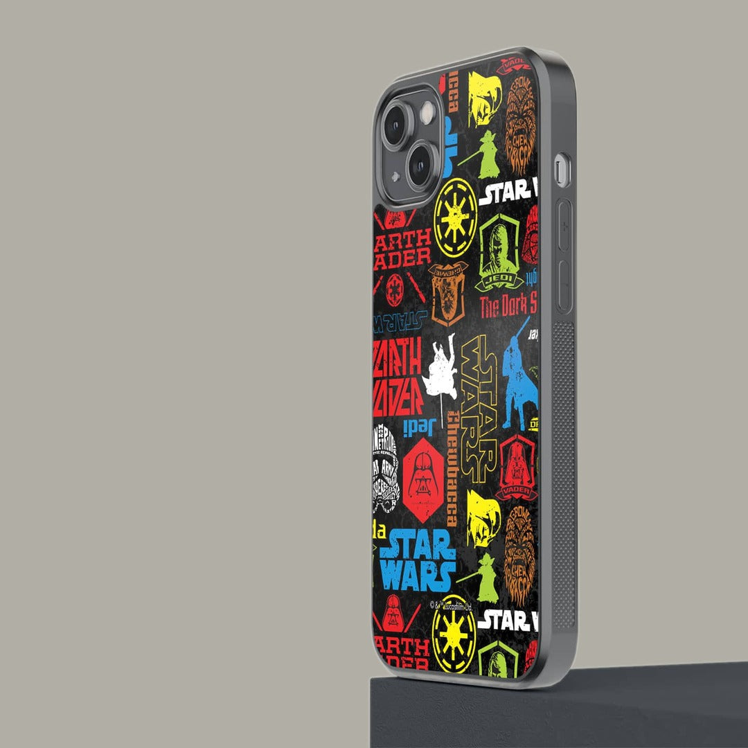 Star Wars Mashup Glass iPhone Case for iPhone 14 Plus | Macmerise
