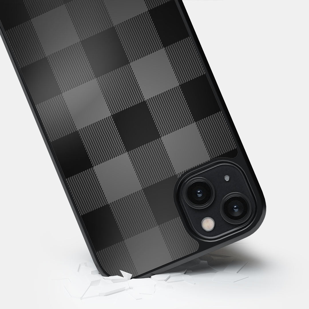 Checkmate Black Glass iPhone Case for iPhone 14 Plus | Macmerise