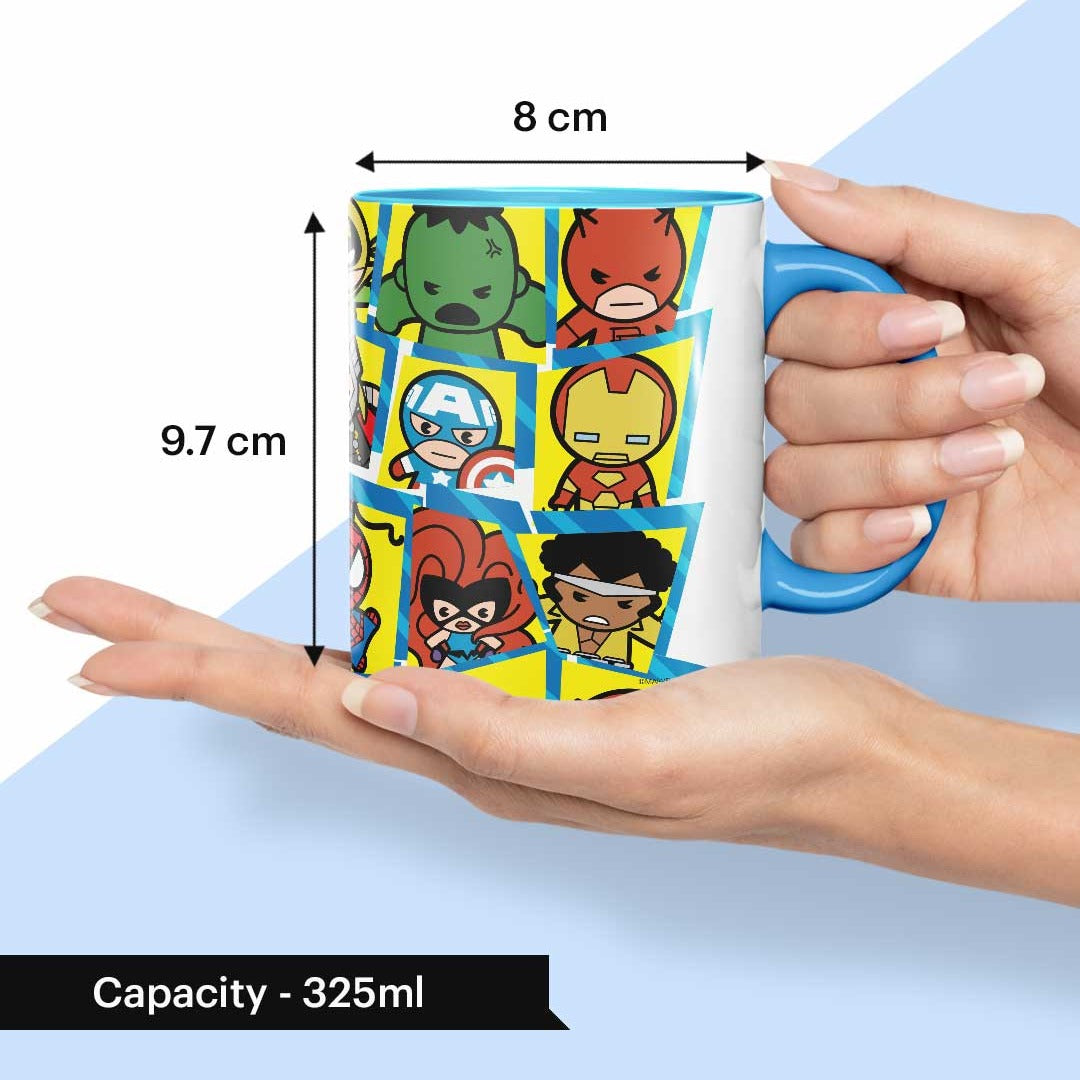Kawaii Marvel Heroes Coffee Mug | Macmerise