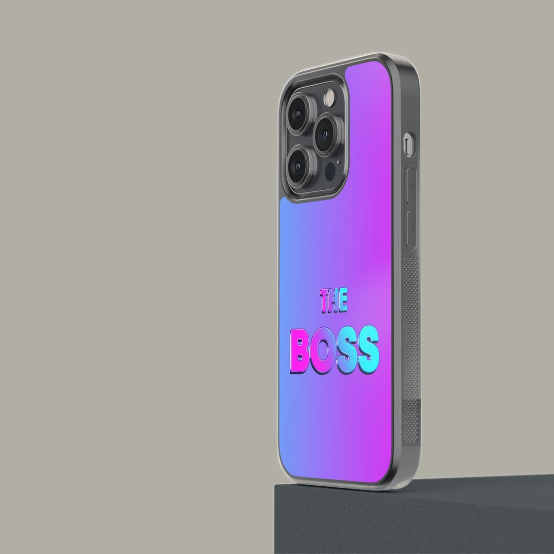 I Am the Boss Glass iPhone Case for iPhone 14 Pro | Macmerise