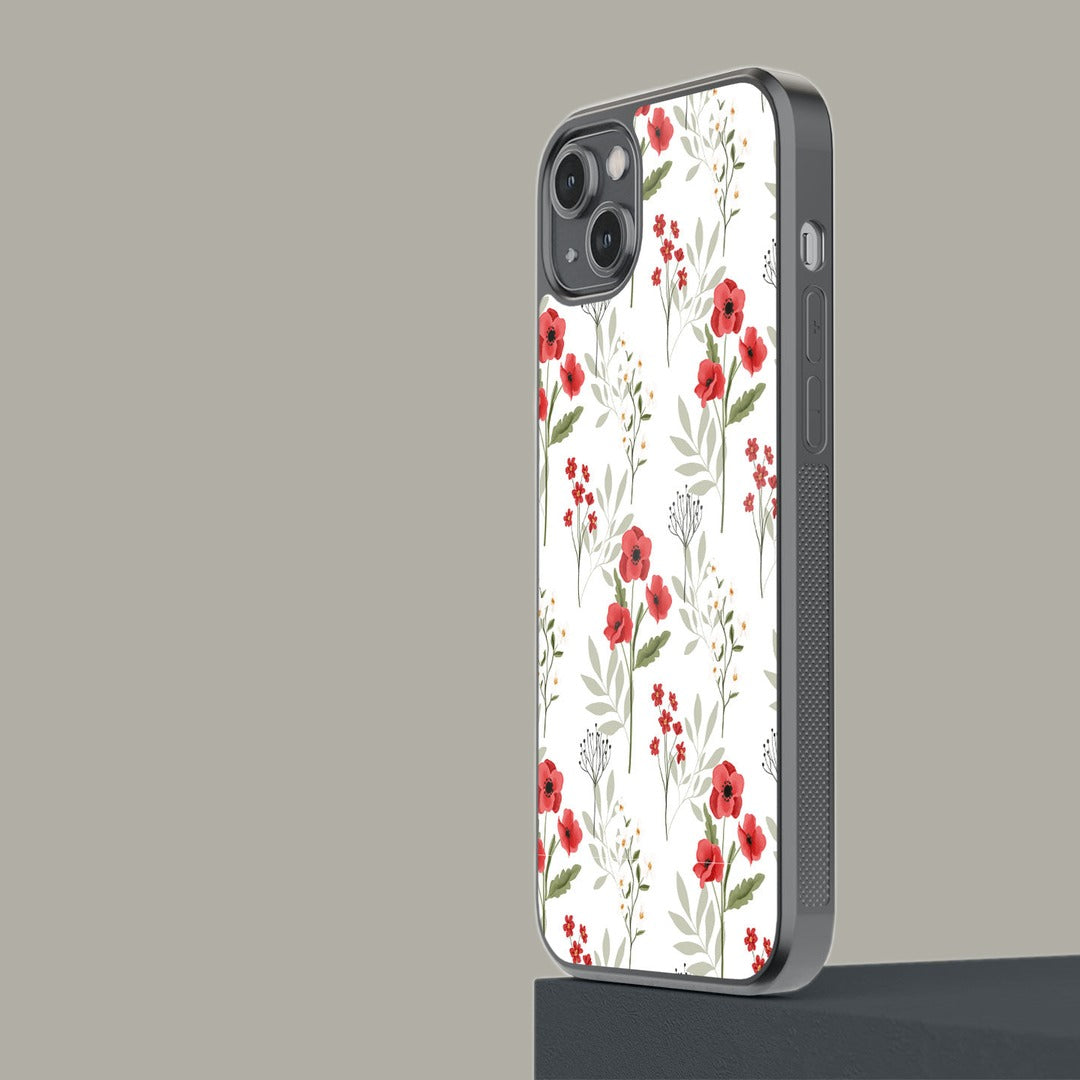 Sk Crimson Glory Glass iPhone Case for iPhone 14 Plus | Macmerise