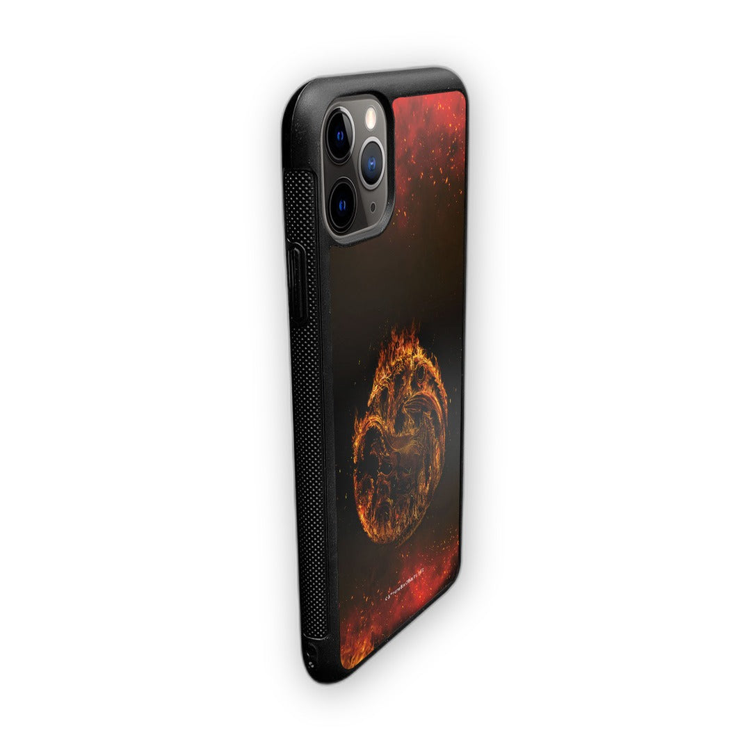 Targaryen Sigil Fire Glass iPhone Case for iPhone 11 Pro Max | Macmerise