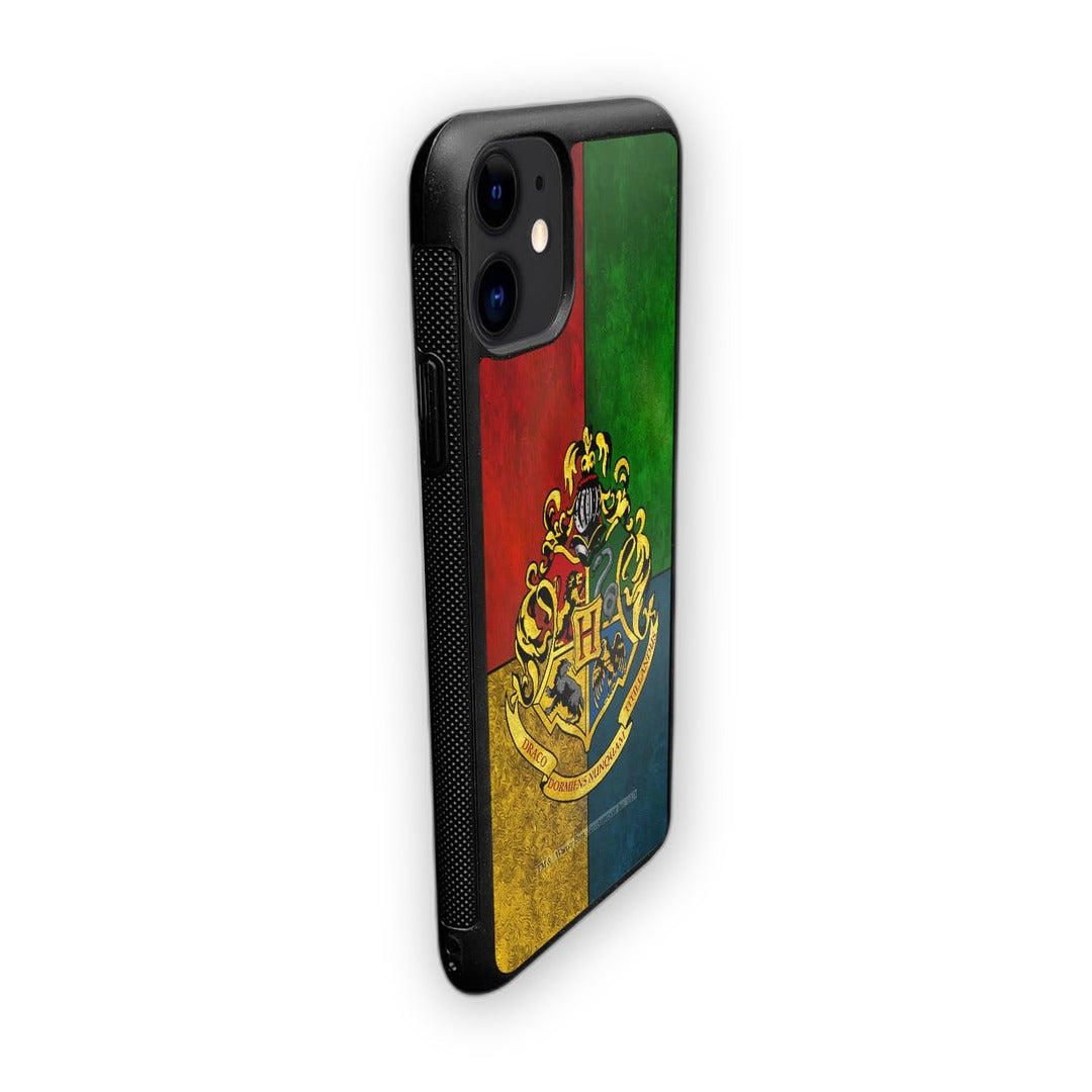Hogwarts Sigil United Glass iPhone Case for iPhone 11 | Macmerise