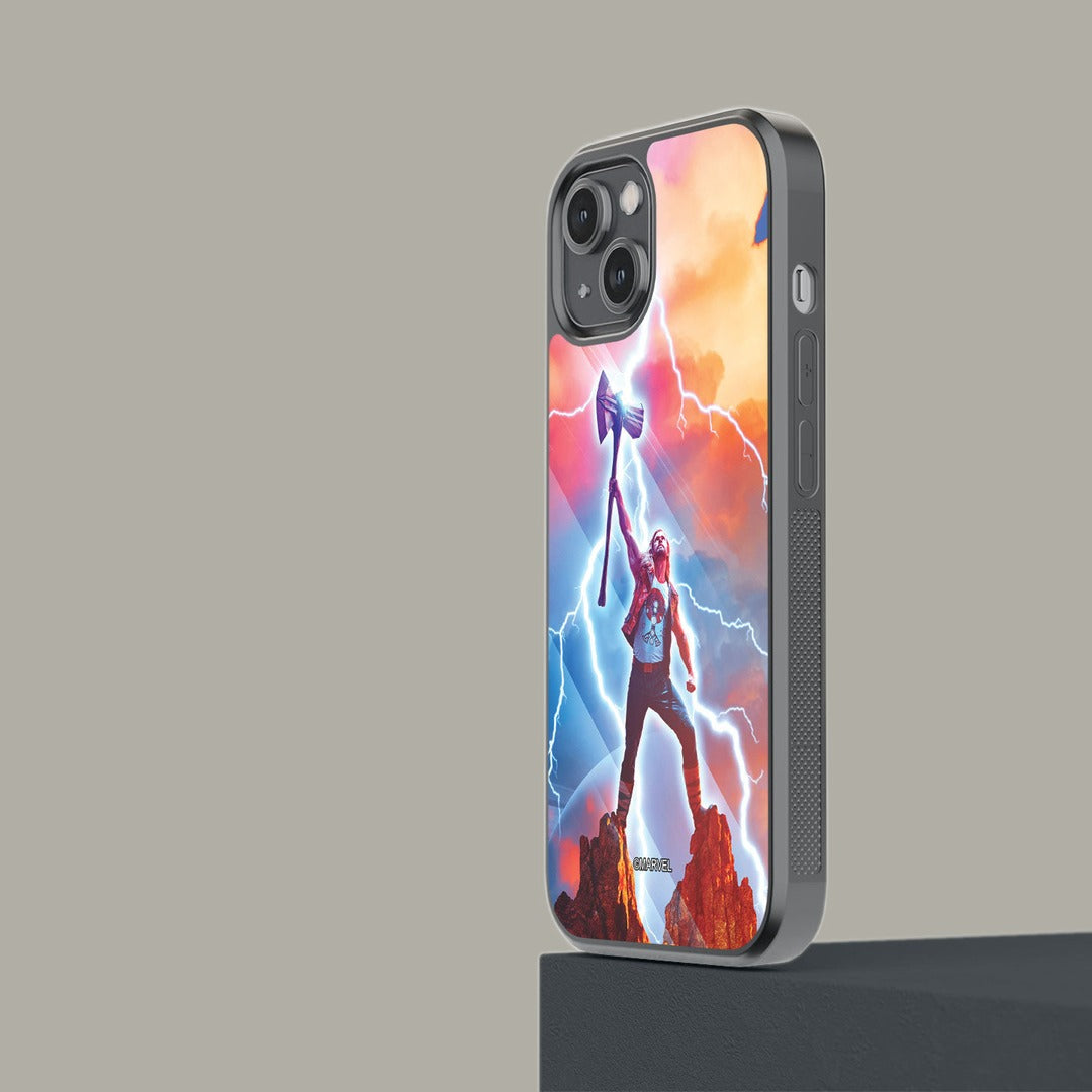 Raise the Stormbreaker Glass iPhone Case for iPhone 14 | Macmerise