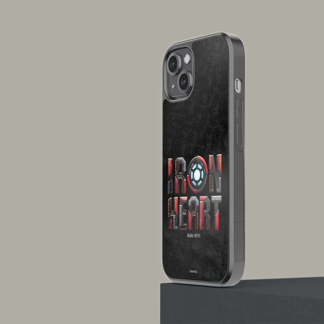 Wakanda Forever Iron Heart Logo Glass iPhone Case for iPhone 14 | Macmerise