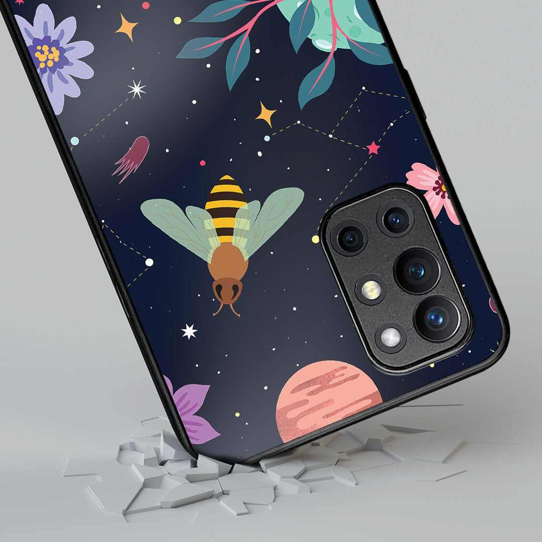 Space Bees Phone Case for OnePlus 9r | Macmerise