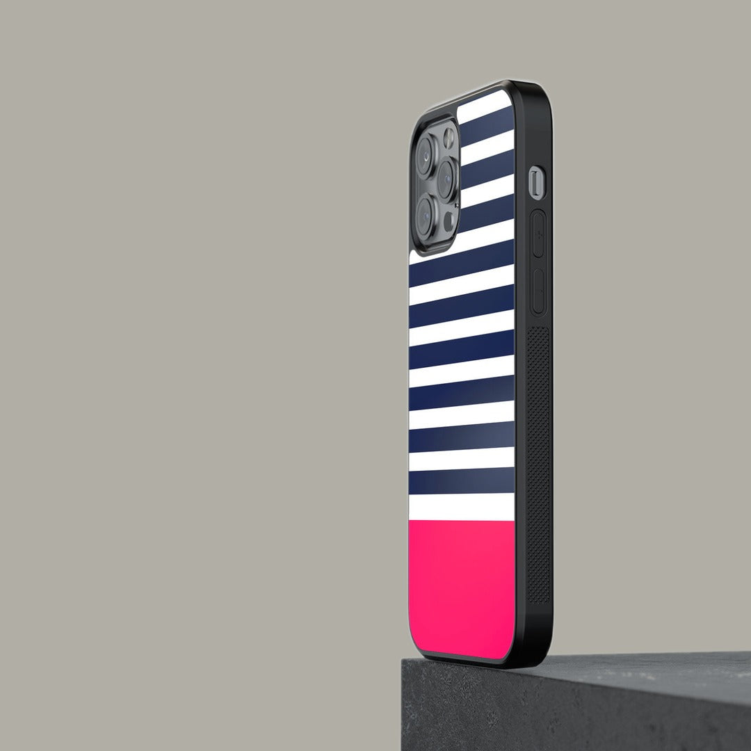 Simply Stripes Glass iPhone Case for iPhone 13 Pro | Macmerise