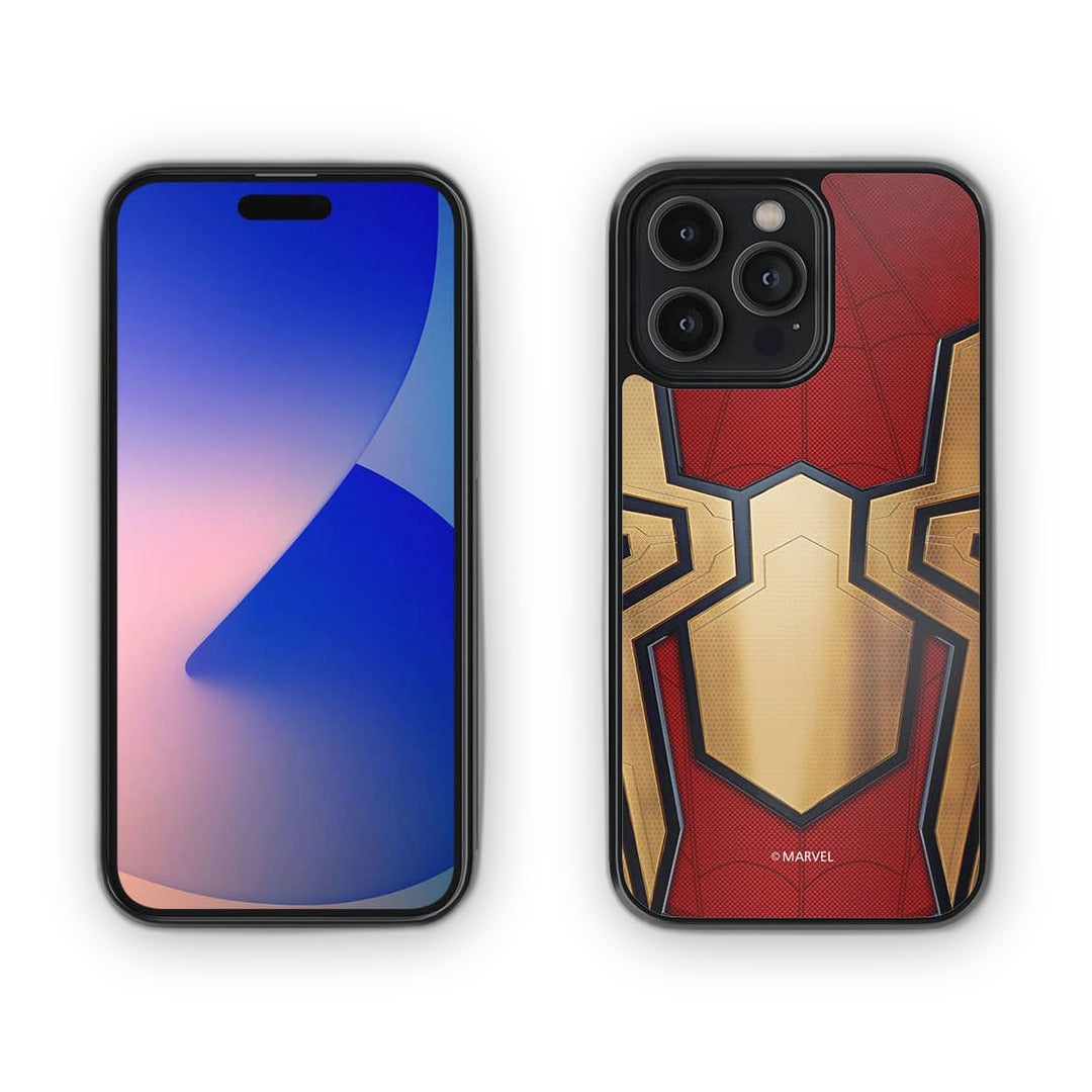 Integrated Spider Logo Glass iPhone Case for iPhone 14 Pro Max | Macmerise