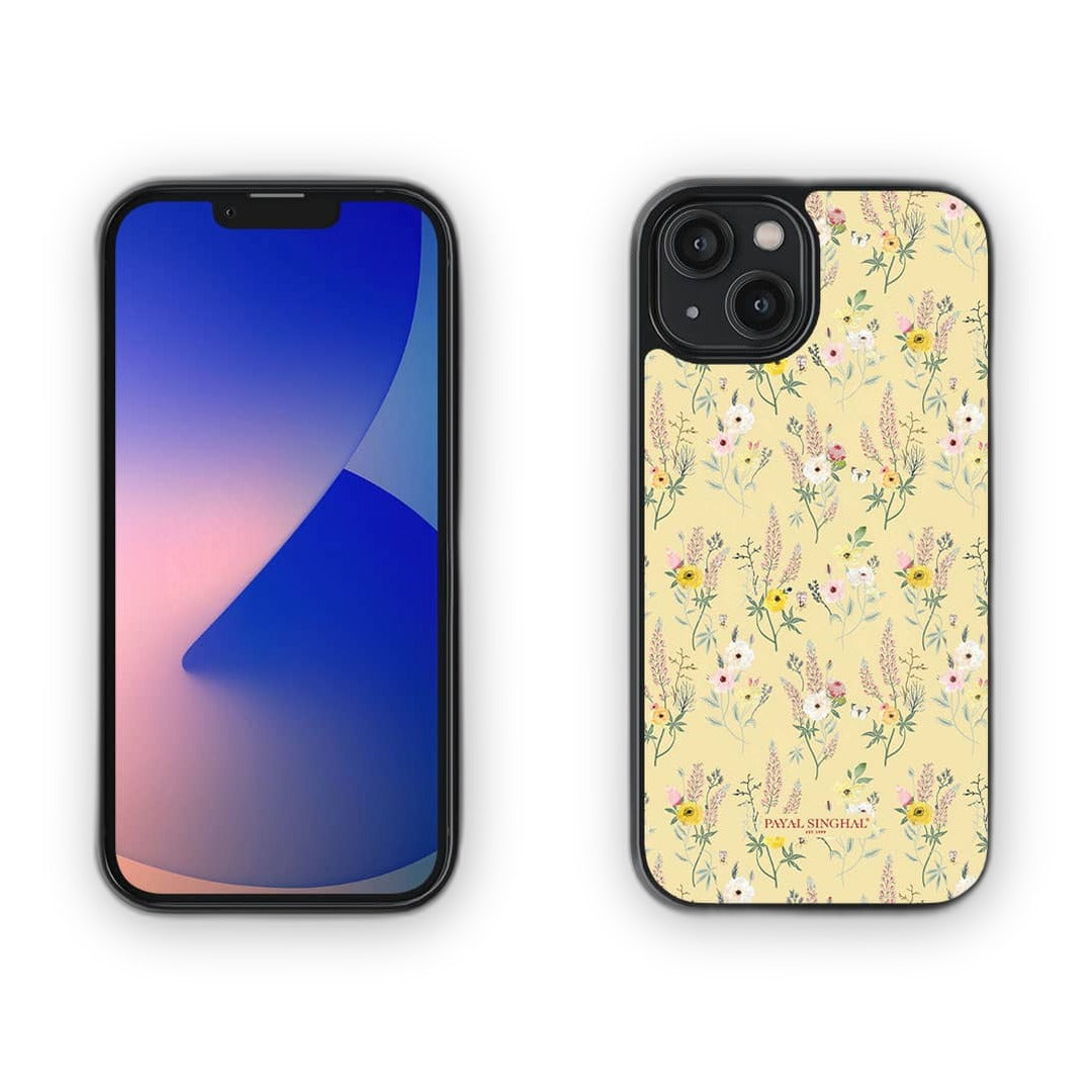 Payal Singhal Lemon Garden Glass iPhone Case for iPhone 14 | Macmerise
