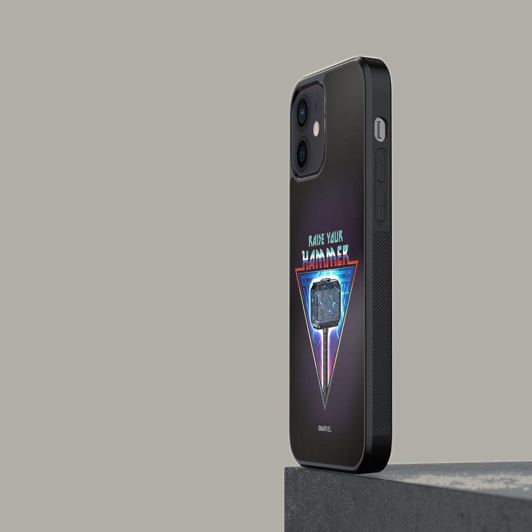 Mighty Raise Your Hammer Glass iPhone Case for iPhone 12 | Macmerise