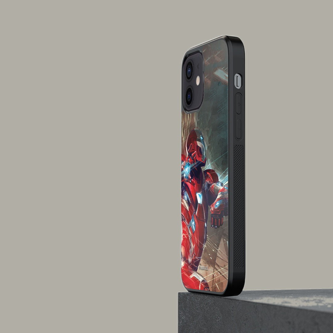 Ironman Attack Glass iPhone Case for iPhone 12 | Macmerise