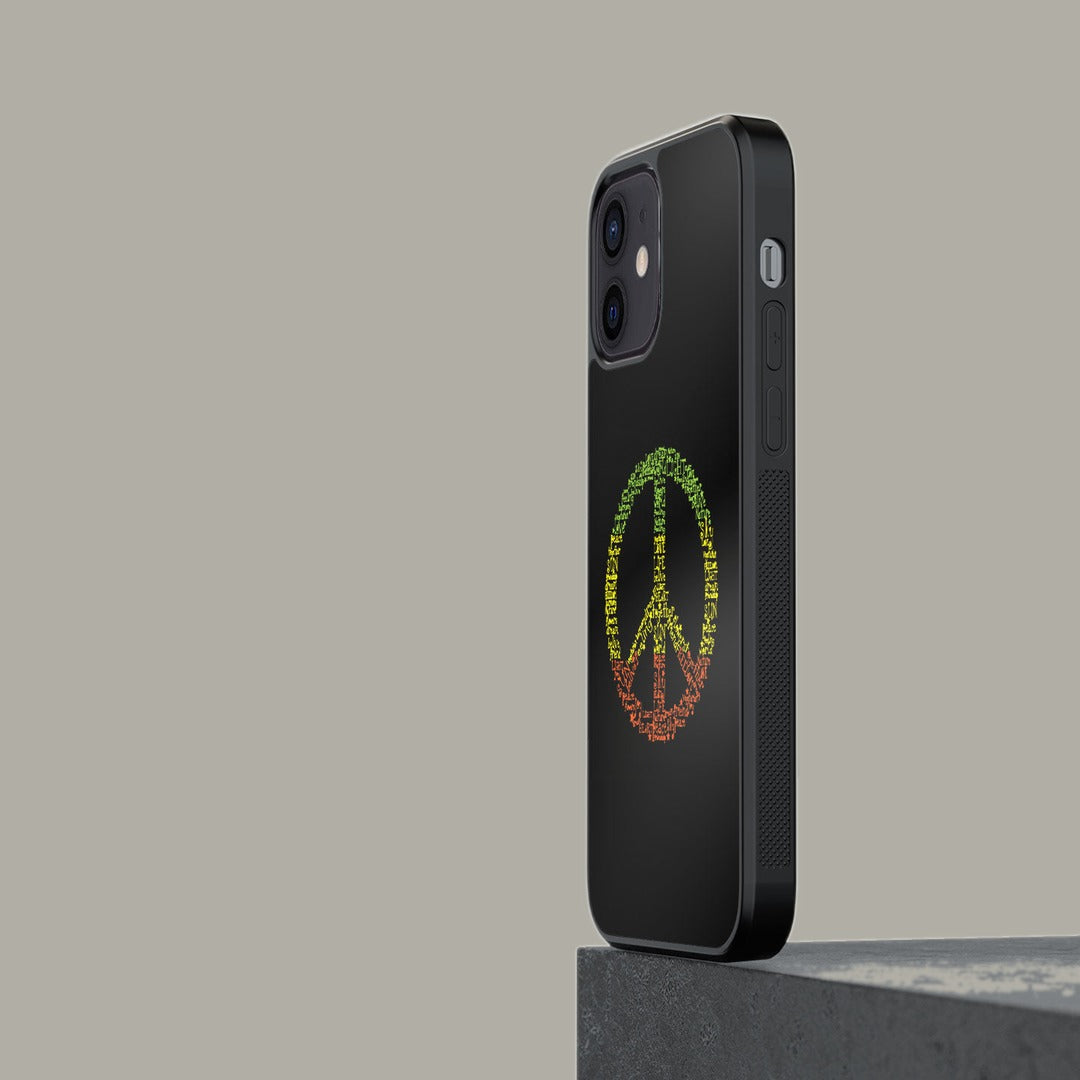 Symbol of Peace Glass iPhone Case for iPhone 12 | Macmerise