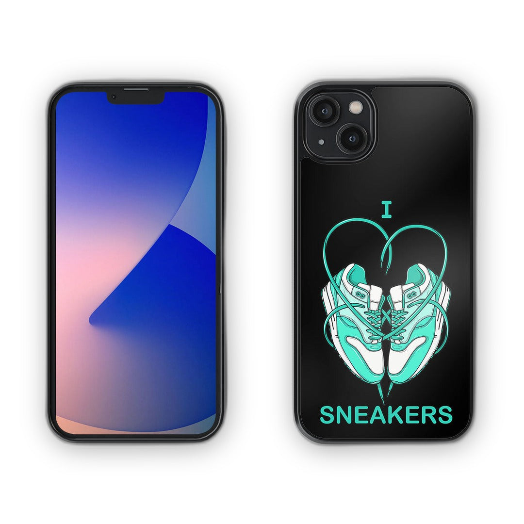 Sneakerhead Love Glass iPhone Case for iPhone 14 Plus | Macmerise