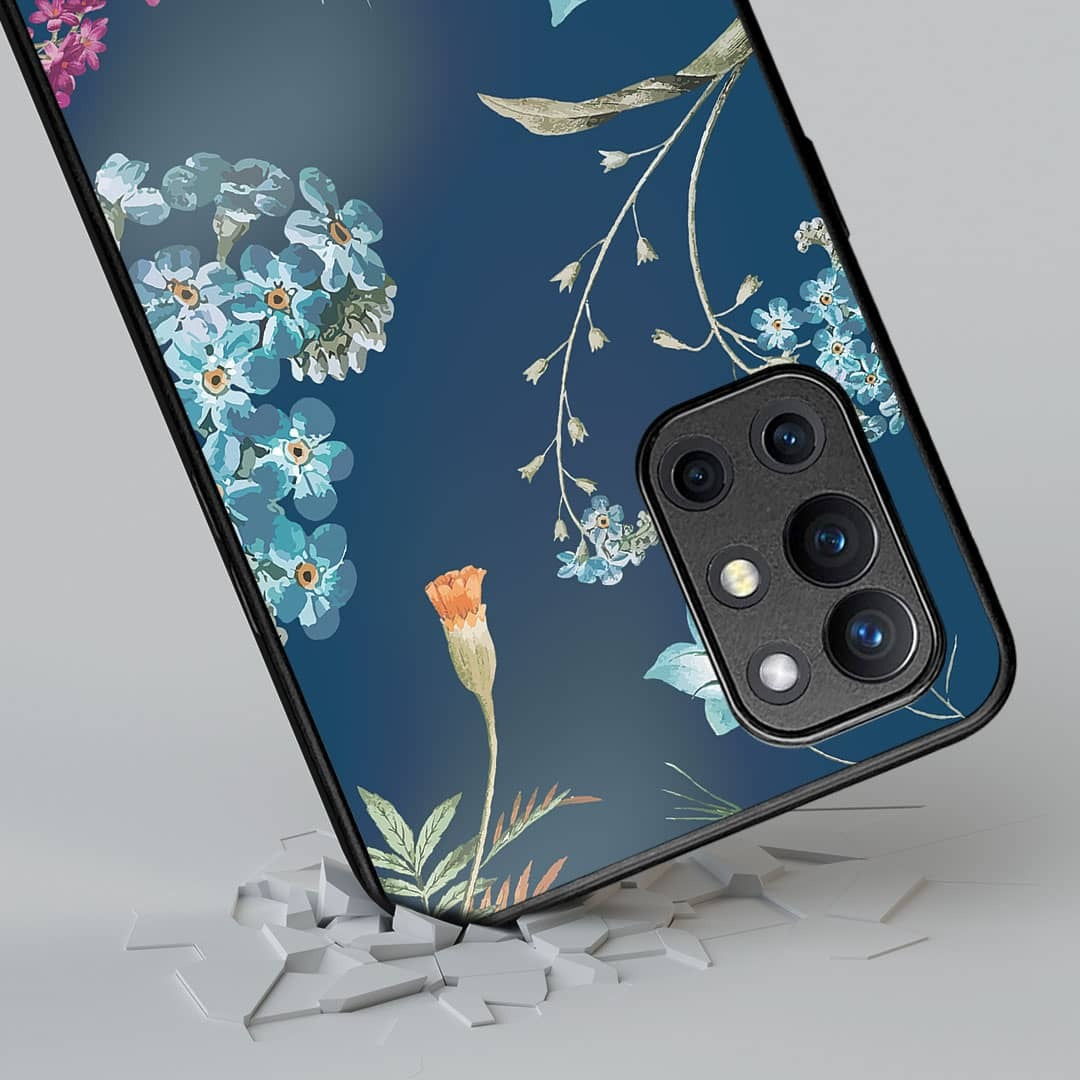 Azure Blooms Phone Case for OnePlus 9r | Macmerise