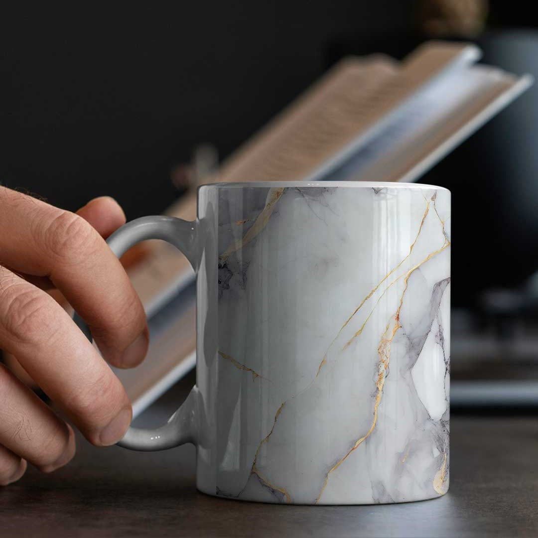 Ivory Quartz Coffee Mug | Macmerise