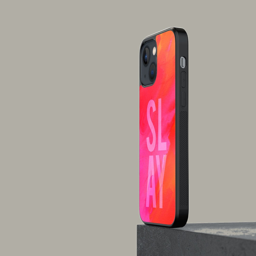Slay Pink Glass iPhone Case for iPhone 13 Mini | Macmerise