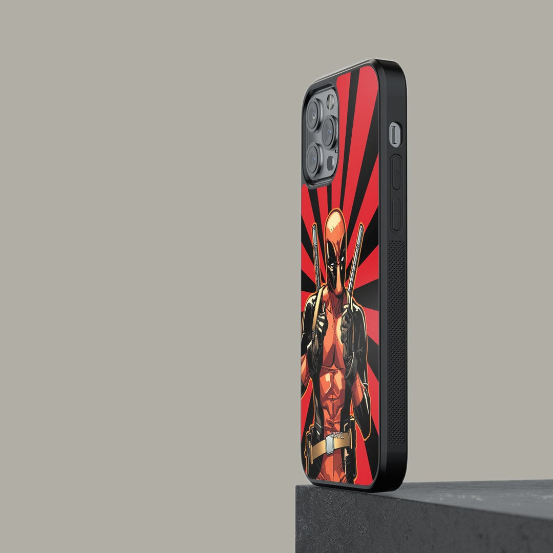 Smart Ass Deadpool Glass iPhone Case for iPhone 13 Pro | Macmerise