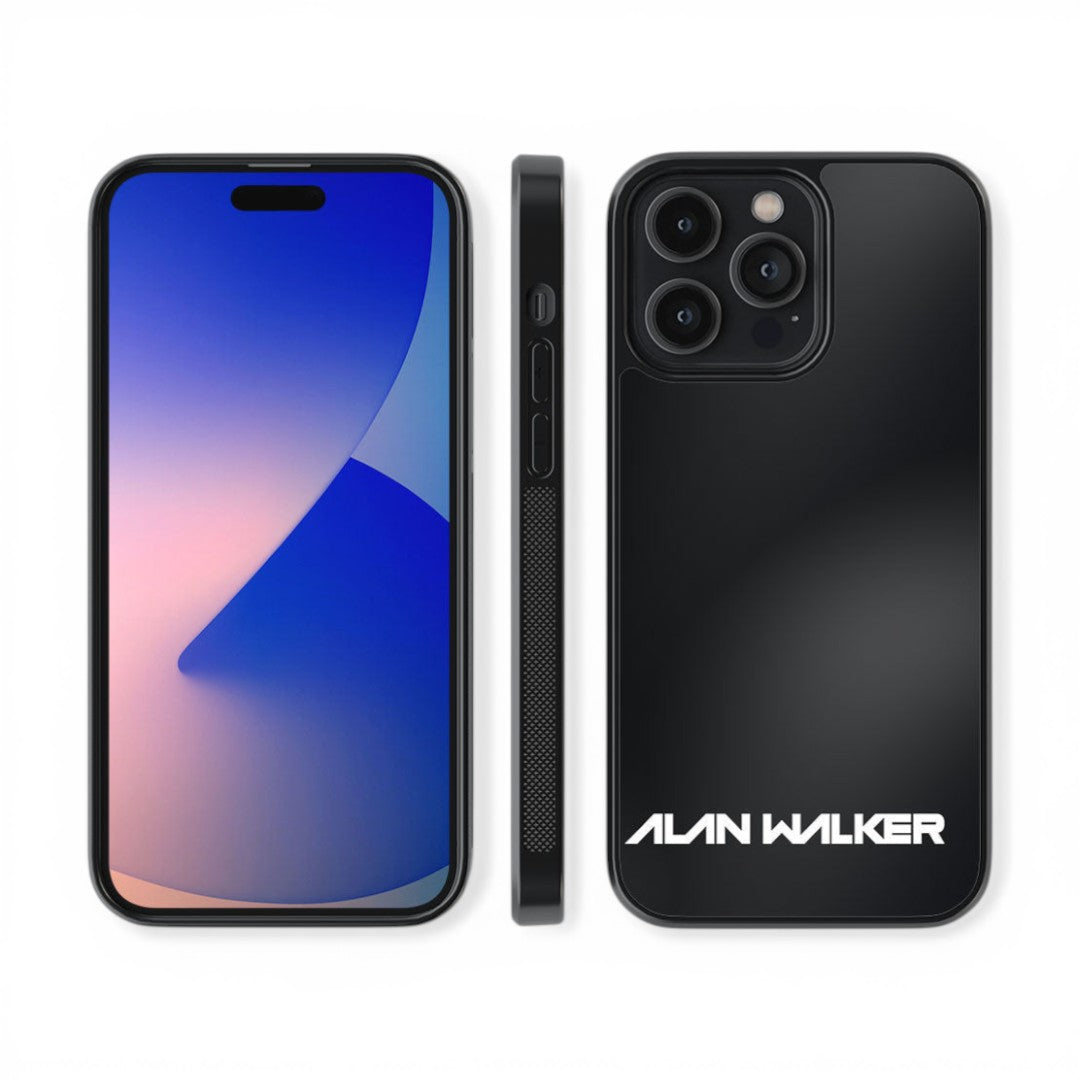 Alan Walker Aw White Glass iPhone Case for iPhone 14 Pro Max | Macmerise