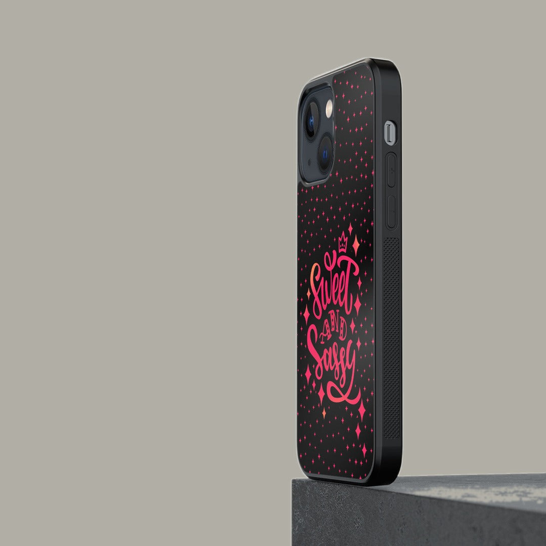 Sweet and Sassy Glass iPhone Case for iPhone 13 | Macmerise