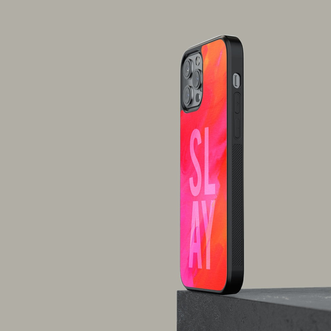 Slay Pink Glass iPhone Case for iPhone 12 Pro | Macmerise